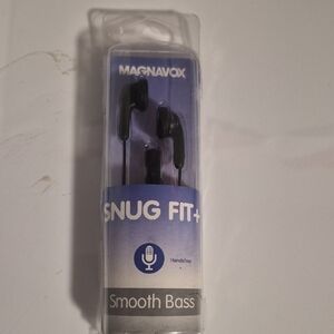 Magnavox Black Snug Fit Earbuds